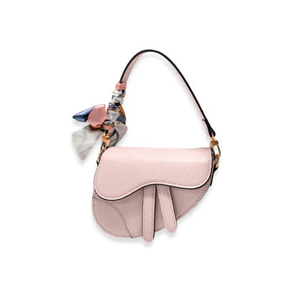 Pink Saddle Purse